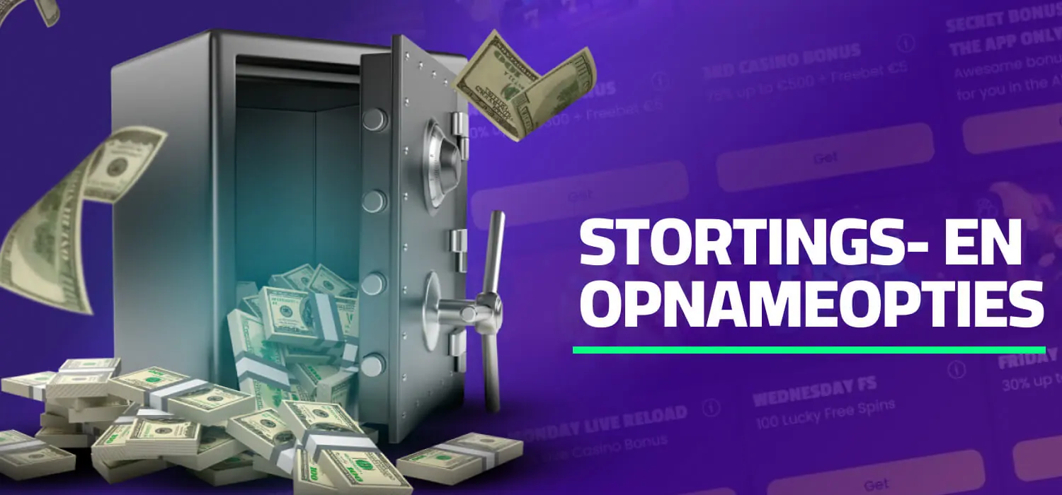 Stortings- en opnameopties bij LalaBet